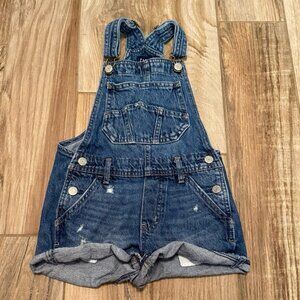 Gap Kids Distressed Denim Shortalls